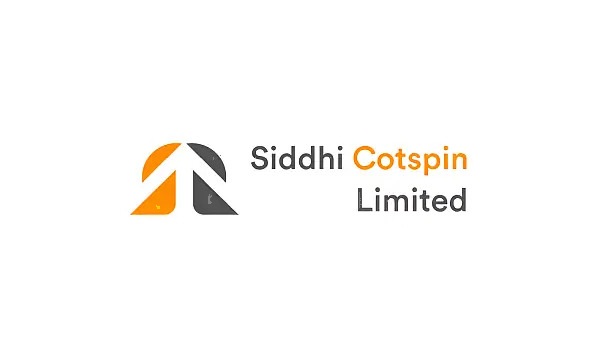 Siddhi Cotspin Limited company logo with orange and gray design elements